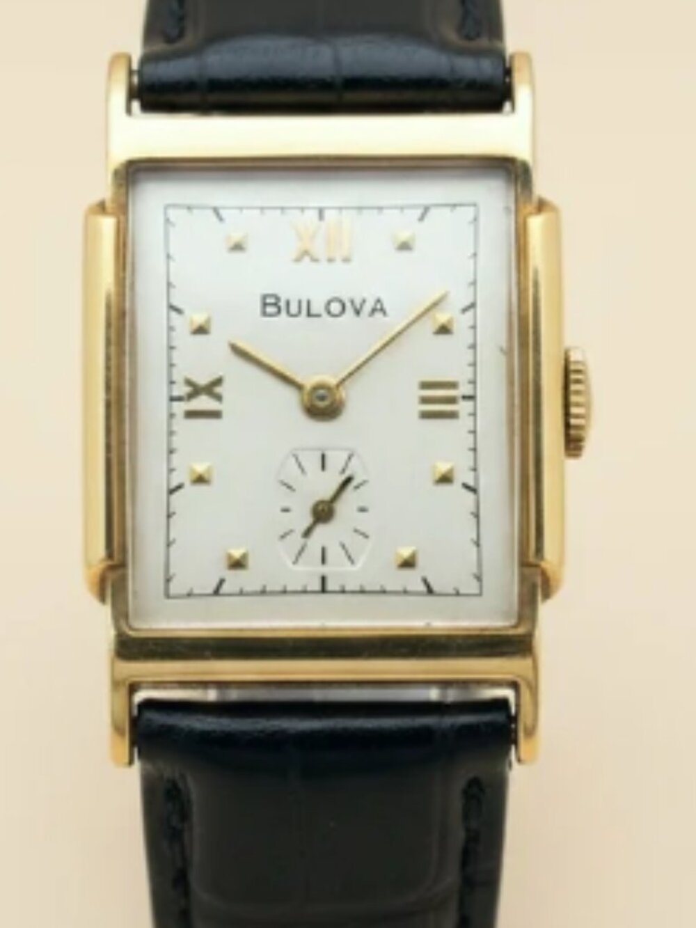 Gent's Bulova 14k Yellow Gold Mechanical Wind Watch